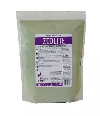 2 Lb Clinoptilolite Zeolite Powder - Silica- Natural Water Retention -Organic • $17.99