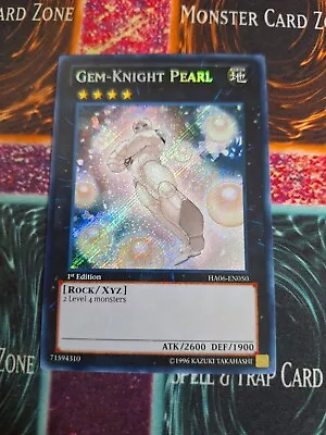 Yu-Gi-Oh! TCG Gem-Knight Pearl HA06-EN050 Secret Rare 1st Edition Near Mint B2/ • $7.50