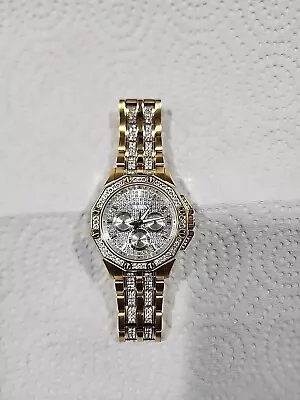 Bulova Mens Watch Gold Diamond • $200