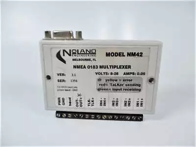 Noland Engineering - Model NM42 - NMEA 0183 Multiplexer - PARTS OR REPAIR • $43.99