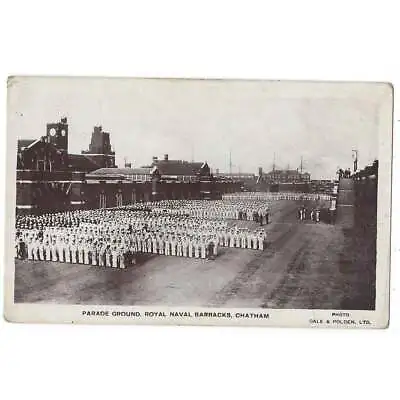 CHATHAM Parade Ground Royal Naval Barracks RP Postcard By Gale & Polden Unused • £5.50