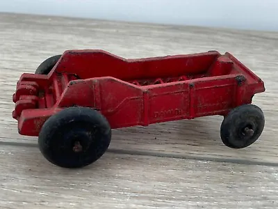 Auburn Rubber David Bradley Collectible Farm Implement Tractor Trailer Red Toy • $29.99