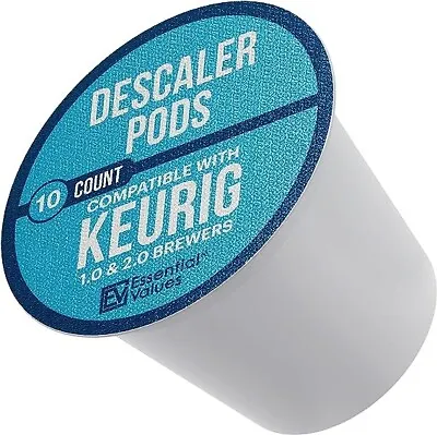Essential Values Compatible Keurig Rinse Pods 10-Pack - Compatible With K Cup Cl • $13.49
