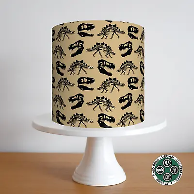 Dinosaur Cake Topper Border Strip Pattern Wrap Birthday Party Decoration Fossil • £6.49