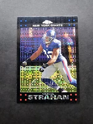 2007 Topps Chrome Michael Strahan 🔥 X-Fractor #TC149 New York Giants Pro-Bowler • $3