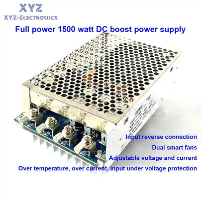 DC Boost Converter Step-up Power Supply Module 1500W 50A 12V~48V To 24V~70V • $58.28