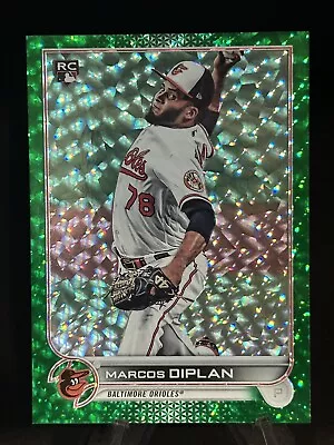 2022 Topps Baseball Series 2 - Marcos Diplan RC #517 - Green Foil #'d 380/499 • $7