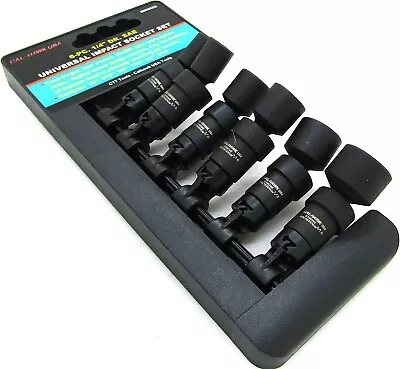 6pc 1/4  Drive Universal Swivel Impact Socket Set Professional SAE Socket • $28.99