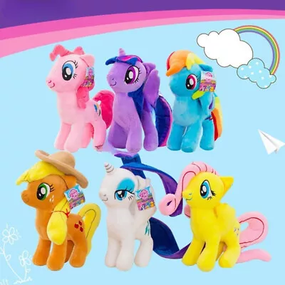 My Little Pony Plush Twilight Sparkle Toy Pinkie Pie Rainbow Dash Doll Kids Gift • £90.20