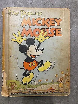 1933 The Staff Of The Walt Disney Studios / POP-UP MICKEY MOUSE • $29.99