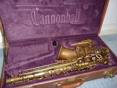 Cannonball Vintage Reborn Alto Sax Brute Finish Excellent Condition • $2000