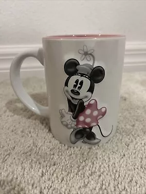 Disney Minnie Mouse Coffee Mug Cup Jerry Leigh Orlando..with Pen • $8.99