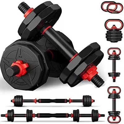 4 In 1 Adjustable Dumbbell Set 50LB/70LB/90LB Free Weights Dumbbells Set • $239