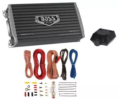 Boss Audio Armor AR16002 1600 Watt 2-Channel Car Audio Amplifier&Remote&Amp Kit • $101.99