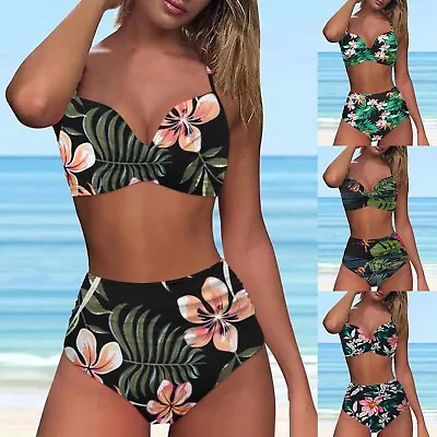 Boys Pool Cover Up Women High Waisted Bikini Sexy Push Up Two Piece Swimsuits • $36.47