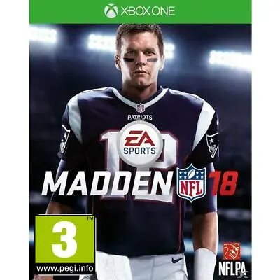 Xbox One Madden Nfl 18 English In Game Foreign Cover • £3.49