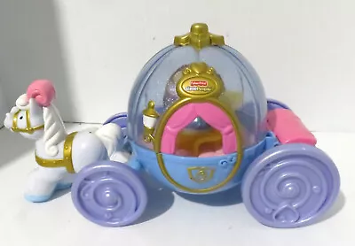 Fisher PriceLittle People Cinderella Princess Carriage HorseSoundsLight 2012 • $25