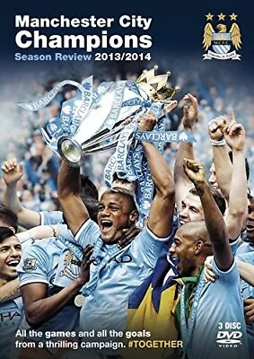 Manchester City 2013/14 Season Review [DVD] - DVD  C8VG The Cheap Fast Free Post • £3.49
