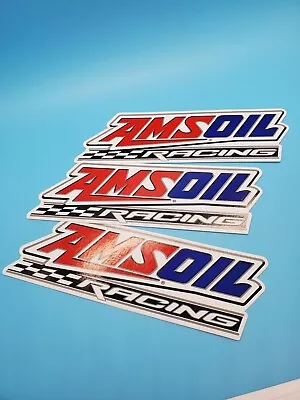 3 New AMSOIL Racing Sticker Decals NSRA NHRA Goodguys Street Rod. See Desciption • $5.99