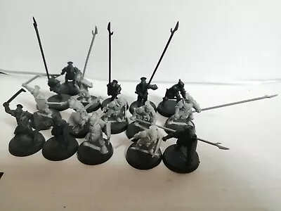 Warhammer Lord Of The Rings Plastic Uruk-Hai Warriors With Pikes And Swords • £11.99