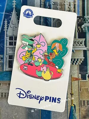 2024 Disney Parks Alice In Wonderland Mad Hatter March Hare Open Edition OE Pin • $20.95