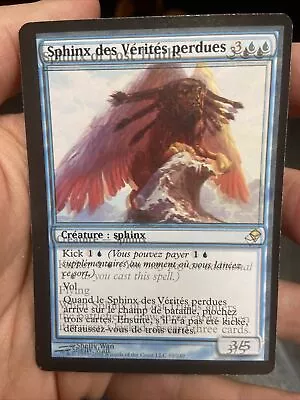 Sphinx Of Lost Truths MTG Misprint Double Print Zendikar Make-Ready French • $299