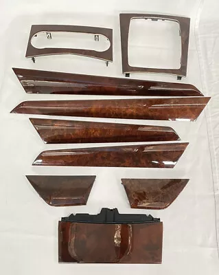 W204 Mercedes 2009 C300 Interior Door Panel Shifter Dash Wood Trim Cover Set Oem • $289.95