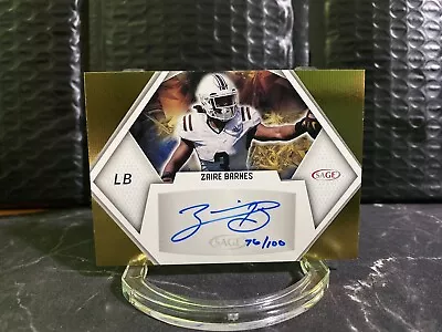 2023 SAGE High Series - Autographs Gold #A-ZB Western Michigan Broncos 76/100  • $15