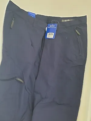 £22.99 • Buy Gelert Tazmania Trousers Stretch Fabric Straight Leg 38 Waist 33 Leg True Navy