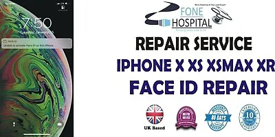 £54.99 • Buy Iphone X Xr Xs Xsmax Faceid Dot Projector Truedepth Camera Error Repair Service