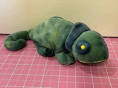 TY Beanie Baby Rainbow The Chameleon-  Dark Blue Collectible Plush • $3.99