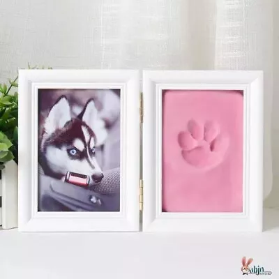 Dog Cat Hand Foot Print Casting Mould Kit Photo Frame Christening Gift Keepsake • £11.99