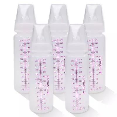 SteriCare Sterile Single Use Baby Bottle 240ml And Standard Teat Pack Of 5 • £7.55