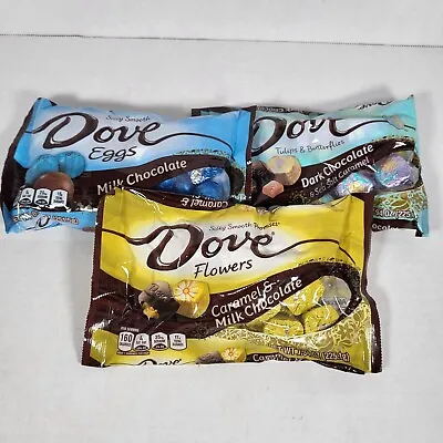 $12.47 • Buy Summer Shipping! Sets Of 5 Dove Chocolate Milk, Dark Caramel, Milk Caramel