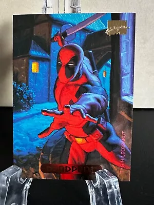 1994 Fleer Marvel Masterpieces -  Deadpool #28 Comic Card • $0.99