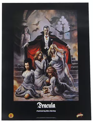 Dracula Lithograph Universal Studios Monsters Alex Horley Vampire Art Rare • $24.95