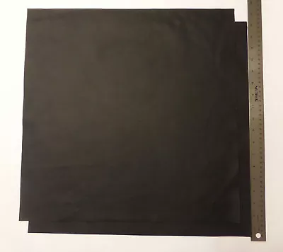 $15.99 • Buy Upholstery Leather Scrap Crafts 18 X 18 Inches Black 1 Piece