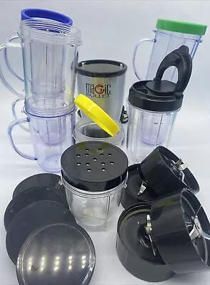 Magic Bullet Mini Blender MB1001 W/Extra Blades Containers Rims Attachments • $40.48