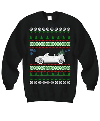 2024 Mini Cooper Convertible Ugly Christmas Sweater - Sweatshirt • $35.95