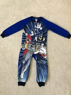 $15.99 • Buy VTG Power Rangers Space Youth One Piece Pajamas Size 6 '98 Saban
