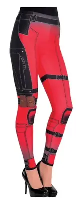 Marvel Lady Deadpool Adult Standard Leggings • $8