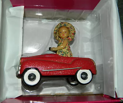 2001 Marie Osmond Doll  Cruisin  Little Me Series Red Car Figurine IN BOX Signed • $14.95