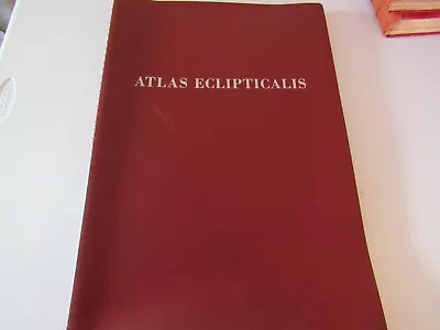 Atlas Eclipticalis By Antonin Becvar (Star Atlas 1974) • $142