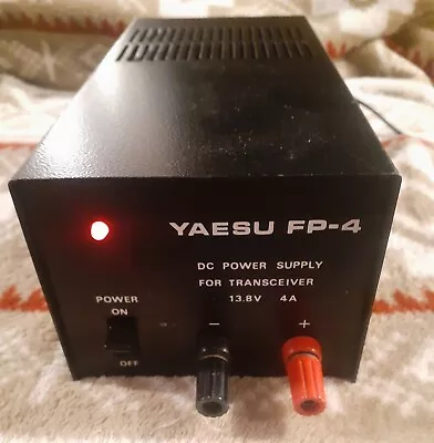 Yaesu FP-4 13.8v 4 AMP DC Transceiver Power Supply • $49.95