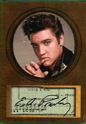 Elvis Presley / Autograph Card & Collectibles • $9.95