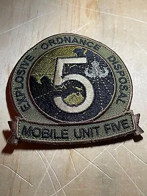 1990s/2000s? US MILITARY/POLICE? PATCH-MOBILE UNIT 5-EOD-EXPLOSIVE-ORIGINAL! • $8.50