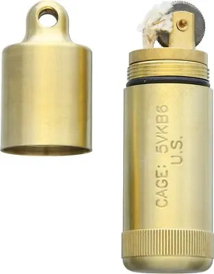 Maratac Peanut XL Lighter Brass Lighter Petrol Outdoor Survival - A45 • $48.18