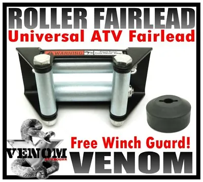 Universal Heavy Duty Atv Roller Fairlead For Winch Free Winch Guard • $14.99