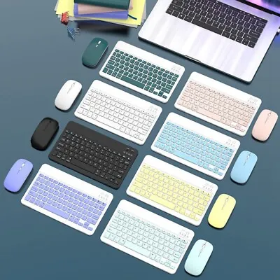 Bluetooth Keyboard With Mouse For Samsung Galaxy Tab S5 S6 S7 S8 S9 A8 A7 Tablet • £16.99