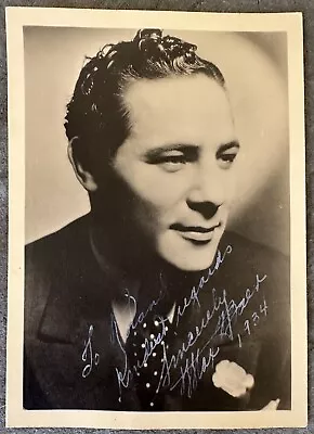 Max Baer Signed Photo (1934-as Heavyweight Champion-jsa) • $57.99